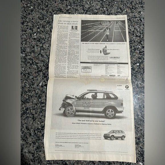 Day of 9/11 Newspaper Arizona Republic Extra Edition (used) - September 11 2001 - Picture 4 of 7